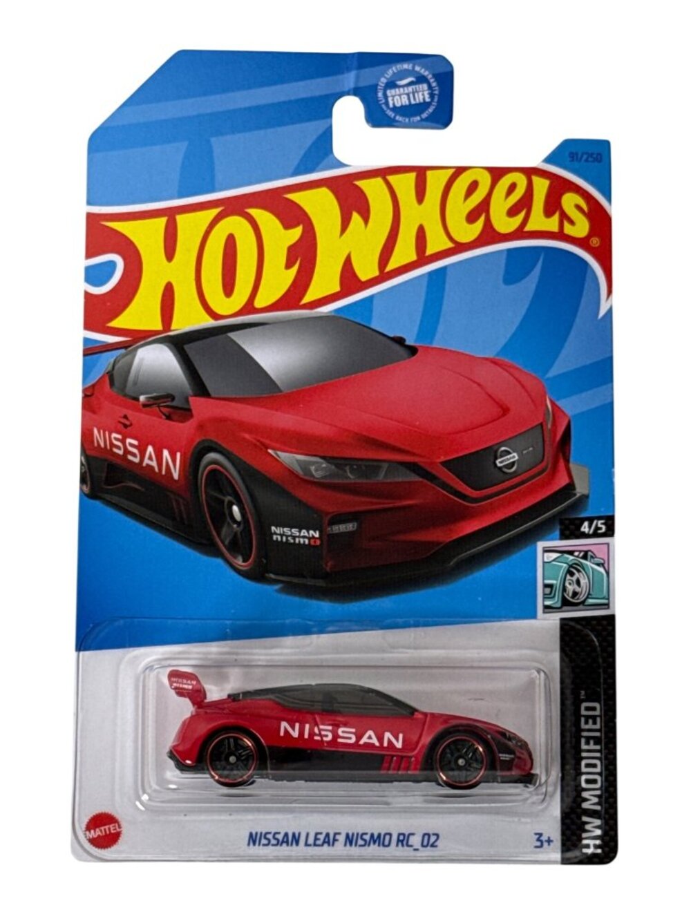 Hot Wheels Nissan Leaf Nismo RC 02 HW Modified 4/5 Red Diecast 1:64